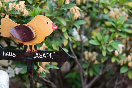 Schild Haus Agape - Wohnstätte  - Immanuel Suchthilfverbund Guben Schild Haus Agape - Wohnstätte  - Immanuel Suchthilfverbund Guben